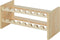 Wijnrek voor 16 flessen - hout kleur - stapelbaar - 69 x 25 x 30 cm