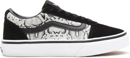 Vans Ward - Lage sneakers - ComfyCush demping - zwart - grijs (slangenprint) - maat 33 - unisex