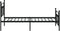 vidaXL-Bedframe-met-hoofd--en-voeteneinde-metaal-zwart-100x200-cm