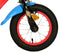 Spider-Man Kinderfiets - 12 inch - Handrem en terugtraprem - Blauw/Rood