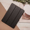 Selencia Tablet Hoes Geschikt voor Samsung Galaxy Tab A7 - Selencia Kesia Slang Trifold Bookcase - Zwart /Zwart