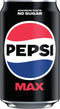 Frisdrank Pepsi Cola Max blikje 0.33l - 24 stuks