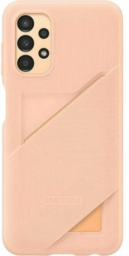 Samsung Galaxy A33 5G - Card Slot Back Case - Opbergruimte voor 2 pasjes - Oranje