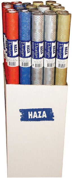 Tafelkleed Damast rol 1.20x8m assorti - 25 stuks - 25 stuks