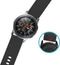 iMoshion Bandje Geschikt voor Samsung Gear S3 Frontier / Gear S3 Classic / Galaxy Watch (46mm) - iMoshion Siliconen bandje - Zwart