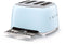 SMEG TSF03PBEU - Broodrooster - 4 brede sleuven 2000 W - Pastelblauw
