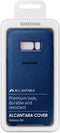 Samsung Galaxy S8+ - Alcantara Cover - Schokbestendig - Blauw