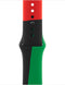 Apple MUQ73ZM/A - Sportbandje - Black Unity - Groen Rood Zwart