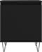 vidaXL - Nachtkastjes - 2 - st - 40x30x50 - cm - bewerkt - hout - zwart