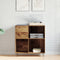 vidaXL - Media - Kast - Artisan - Eiken - 84.5x38x90 - cm - Bewerkt - Hout