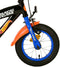 Mattel Hot Wheels - Kinderfiets 12 Inch - Stalen frame met zijwielen - Zwart Oranje Blauw