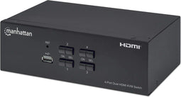 Manhattan 153539 KVM-switch Zwart
