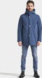 Didriksons Alvin - Heren Parka - Warm gewatteerd waterdicht - Cold sea blue