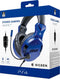 Bigben Interactive PS4OFHEADSETV3G - Stereo Game Headset - 40mm speakers - Blauw