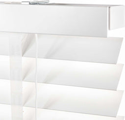 Dutchblinds Houten Jaloezieën 50mm - Wit - 120 x 175 cm - Raamdecoratie op maat