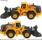 Majorette Grand Series - Volvo Wiellader - Constructie - Metaal - Licht en Geluid - 21 cm - Speelgoedvoertuig