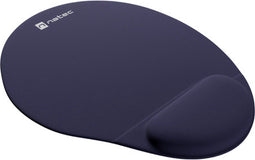Natec Marmot - Muismat met ergonomisch polssteun - Blauw