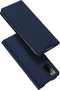Samsung Galaxy A02s Hoesje - Dux Ducis Skin Pro Book Case - Donker Blauw
