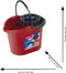 Vileda speelgoed dweil met emmer - 61 cm - Motoriektraining - Rood