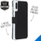 Accezz Hoesje Geschikt voor Samsung Galaxy A70 Hoesje Met Pasjeshouder - Accezz Xtreme Wallet Bookcase - Zwart