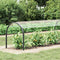 vidaXL - Plantenafdekking - met - zeilringen - 1x10 - m - PVC