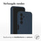 Accezz Samsung Galaxy A25 - Liquid Silicone Backcover - Schokabsorberend - Donkerblauw