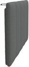 vidaXL - Hoofdbordkussen - 80 - cm - stof - donkergrijs