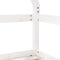 vidaXL - Kinderbedframe - met - lades - 70x140 - cm - massief - grenenhout - wit