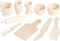 Cchobby Keukengerei 6 Cm Lichtbruin 10 Stuks