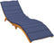 vidaXL - Ligbedkussen - oxford - stof - marineblauw
