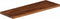 vidaXL - Tafelblad - rechthoekig - 90x30x2,5 - cm - massief - gerecycled - hout