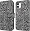 iMoshion Hoesje Geschikt voor iPhone 11 Hoesje Met Pasjeshouder - iMoshion Design Bookcase smartphone - Meerkleurig / Black And White