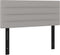 vidaXL - Hoofdbord - 100x5x78/88 - cm - stof - lichtgrijs