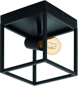 EGLO Silentina - Plafondlamp - E27 - 18 cm - Zwart