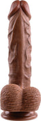 Evolved Dildo Love Toy Realistic Dildo, Dark 20.3 Cm Bruin