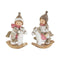 Kerstversiering DKD Home Decor Multicolour 8,8 x 4,8 x 12,5 cm (2 Stuks)