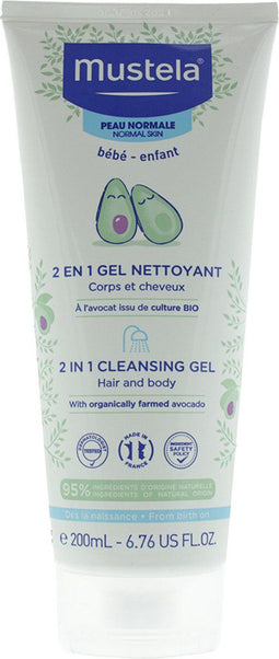 Mustela Mustela Bebe-enfant 2 In 1 Cleansing Gel For Normal Skin 200 Ml