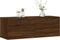 vidaXL - Wandkast - 100x36,5x35 - cm - bewerkt - hout - bruin - eikenkleur