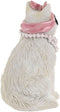 Home ESPRIT - Decoratieve figuren - Kat 13,5 X 13 X 19,5 CM - Blauw Wit Roze (2 stuks)