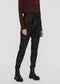 VERO MODA VMEVA MR LOOSE PAPERBAG COATED P GA NOOS Dames Broek - Maat M X L32 - High Waist - Strikdetail