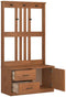 vidaXL - Halboom - SANDENS - 87x40x159,5 - cm - massief - grenenhout