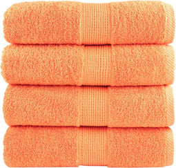 vidaXL - Gastendoekjes - SOLUND - 4 - st - 600 - g/m² - 30x50 - cm - oranje