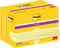 Post-It Super Sticky Notes | 90 vel | ft 47 | 6 x 47 | 6 mm | geel | pak van 12 blokken