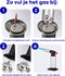 Malmoo Gasbrander - Professionele Creme Brulee Brander - Navulbaar - Zilver