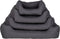 District 70 Classic Box Bed - Hondenmand - Duurzaam polyester - Charcoal Grey - L - 100 x 70 cm