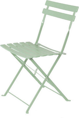 Trädgårdsstol Sira Lichtgroen Staal 41 x 46 x 80 cm (2 Stuks)