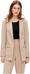 Pieces PCBOSSY LS LOOSE BLAZER NOOS - Dames Blazer - Loose Fit - Beige