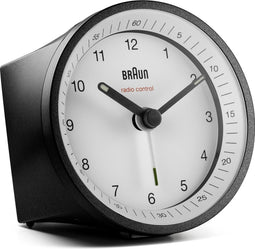 Braun BC07BW-DCF - Wekker - Radiogestuurde tijdsaanduiding - Zwart - Wit