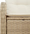vidaXL - 2-zits - tuinbank - met - opbergruimte - en - kussens - - - beige - poly - rattan