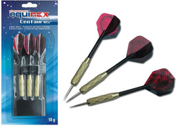Cantaurus Dartpijlen set 18gram - 3 Darts - Steeltip Dartpijlen - Met Darts-case - Dartspijlen